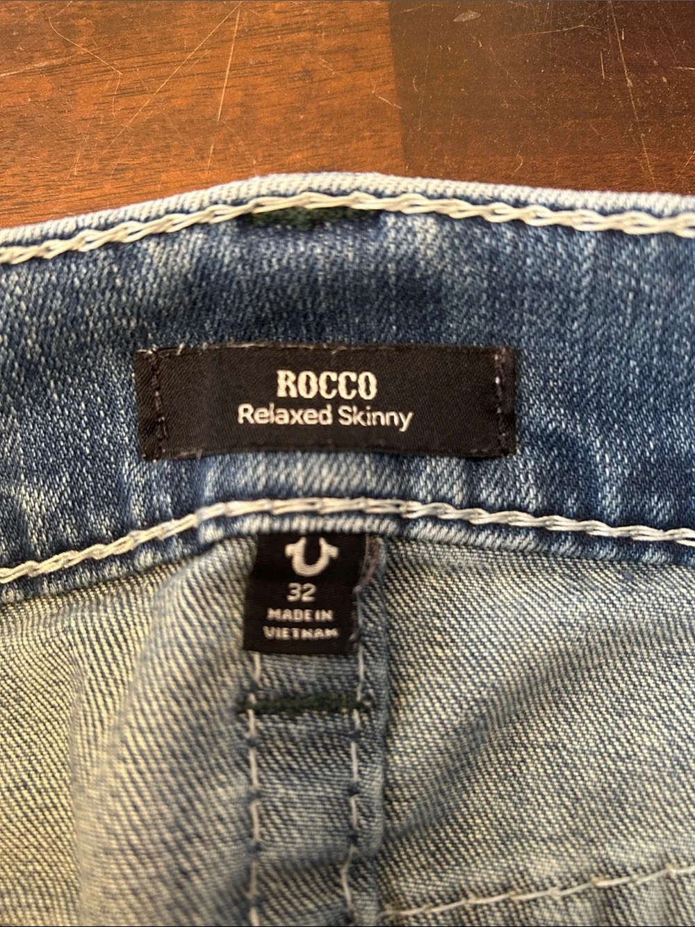 Men’s True Religion Rocco Relaxed Skinny Jeans Size 32